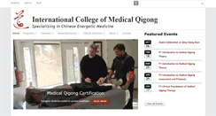 Desktop Screenshot of medicalqigong.org